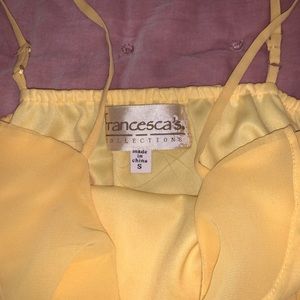 Francesca’s Yellow Sundress